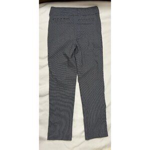 Hilary Radley Black and White Check Pull On Pants size Small.